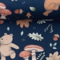 Preview: Sweat - Baby Woods - Bären & Pilze - dunkelblau
